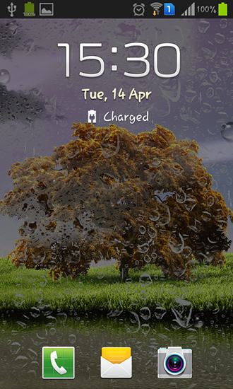 Full version of Android apk livewallpaper Spring storm for tablet and phone.