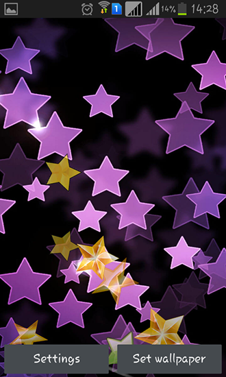 Full version of Android apk livewallpaper Stars by Happy live wallpapers for tablet and phone.