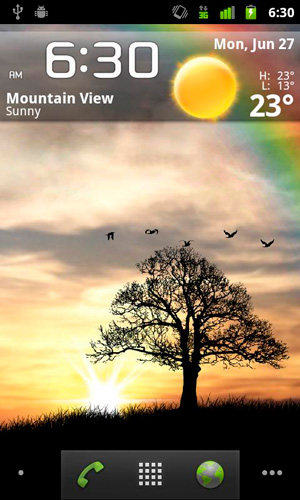 Full version of Android apk livewallpaper Sun rise for tablet and phone.