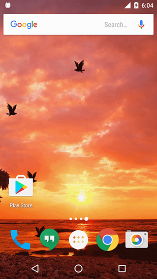 Full version of Android apk livewallpaper Sunset by Twobit for tablet and phone.
