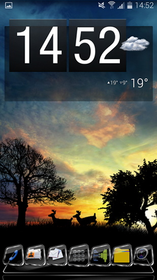 Full version of Android apk livewallpaper Sunset Hill for tablet and phone.