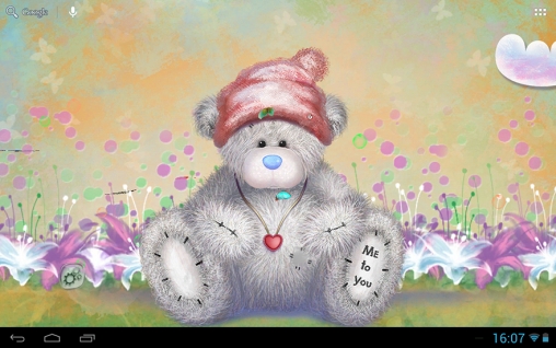 Full version of Android apk livewallpaper Teddy bear for tablet and phone.