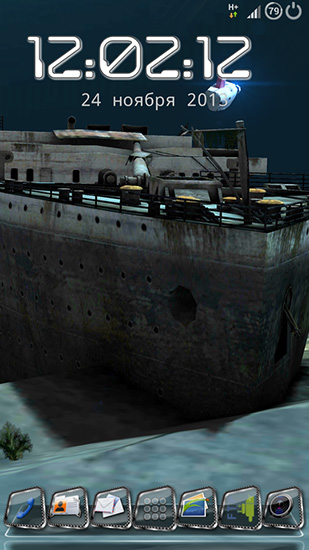 Full version of Android apk livewallpaper Titanic 3D pro for tablet and phone.