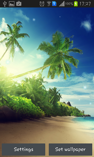 Full version of Android apk livewallpaper Tropical beach for tablet and phone.