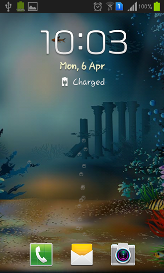 Full version of Android apk livewallpaper Underwater world for tablet and phone.
