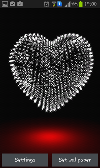 Full version of Android apk livewallpaper Valentine Day: Heart 3D for tablet and phone.