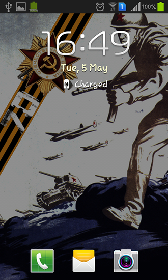 Full version of Android apk livewallpaper Victory Day for tablet and phone.
