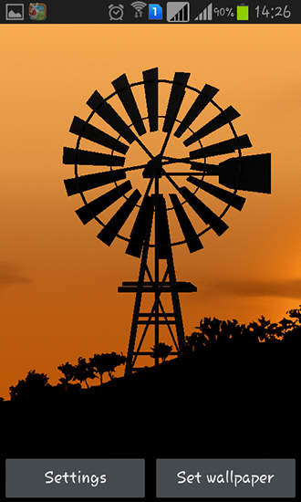 Full version of Android apk livewallpaper Windmill by Pix live wallpapers for tablet and phone.