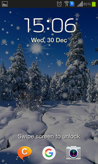 Full version of Android apk livewallpaper Winter: Cold sun for tablet and phone.