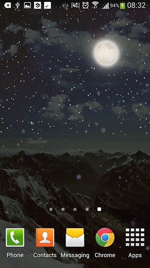 Full version of Android apk livewallpaper Winter mountain for tablet and phone.