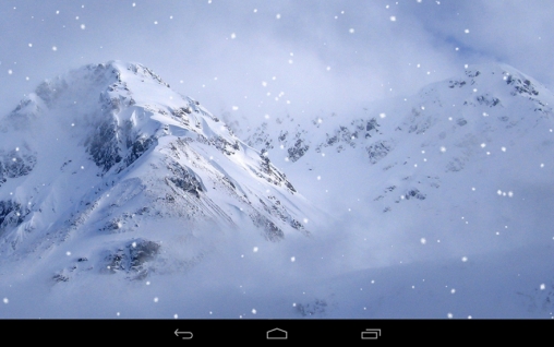 Full version of Android apk livewallpaper Winter mountains for tablet and phone.