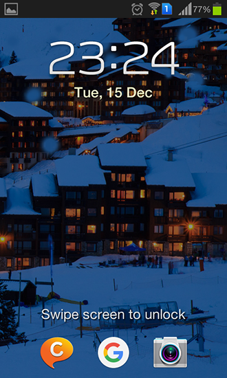 Full version of Android apk livewallpaper Winter night mountains for tablet and phone.