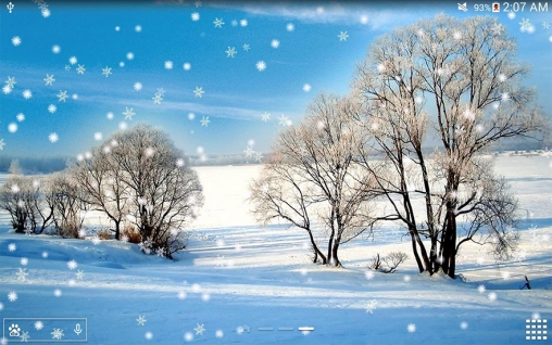 Full version of Android apk livewallpaper Winter snow for tablet and phone.