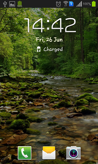 Full version of Android apk livewallpaper Wonderful forest river for tablet and phone.