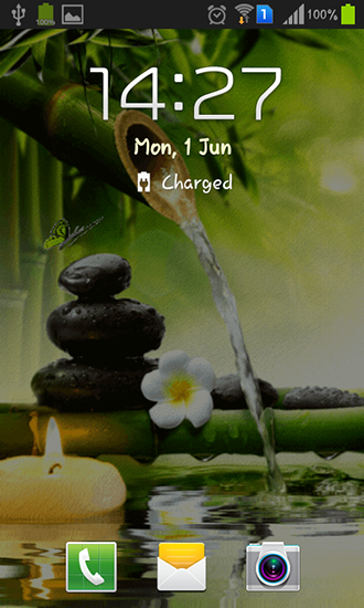 Full version of Android apk livewallpaper Zen garden for tablet and phone.