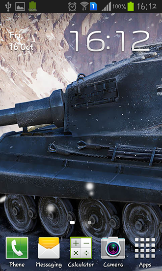 Download livewallpaper Crazy war: Tank for Android.
