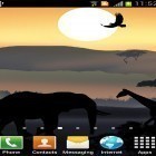Download live wallpaper African sunset for free and Sea and sky for Android phones and tablets .