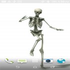 Download live wallpaper Dancing skeleton for free and Butterfly and flower 3D for Android phones and tablets .