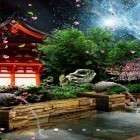 Download live wallpaper Eastern garden by Amax LWPS for free and Mystic night for Android phones and tablets .