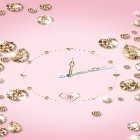 Download live wallpaper Gold and diamond clock for free and Roses 3D by Happy live wallpapers for Android phones and tablets .