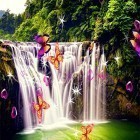 Download live wallpaper Waterfall 3D by Thanh_Lan for free and Lavender by orchid for Android phones and tablets .