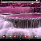 Download live wallpaper Waterfall for free and Cool clock for Android phones and tablets .