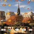 Download live wallpaper Autumn in Paris for free and Spring festival for Android phones and tablets .