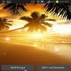 Download live wallpaper Beach sunset for free and Planets for Android phones and tablets .