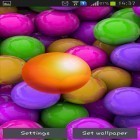 Download live wallpaper Colorful balls for free and Drops and roses for Android phones and tablets .