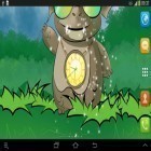 Download live wallpaper Cute dragon: Clock for free and Falling leaves by Top Live Wallpapers for Android phones and tablets .