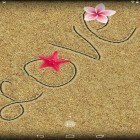 Download live wallpaper Draw in sand for free and Hearts сlock for Android phones and tablets .