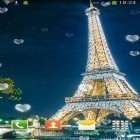 Download live wallpaper Eiffel tower: Paris for free and Particle mix for Android phones and tablets .
