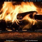 Download live wallpaper Fireplace for free and Halloween: Moving world for Android phones and tablets .