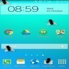 Download live wallpaper Fly in phone for free and Hex screen 3D for Android phones and tablets .