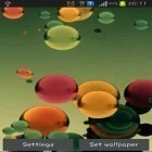 Download live wallpaper Flying colored balls for free and Neon bubbles for Android phones and tablets .