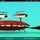 Download live wallpaper Funny Mr. Crab for free and Rotating flower for Android phones and tablets .