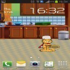 Download live wallpaper Garfield's defense for free and Violet rose for Android phones and tablets .
