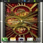 Download live wallpaper Gold clock for free and Analog clock 3D for Android phones and tablets .