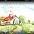 Download live wallpaper Hand painted for free and Plasticine spring flowers for Android phones and tablets .