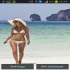 Download live wallpaper Hottest girls: Hot beach for free and Mountain nature HD for Android phones and tablets .