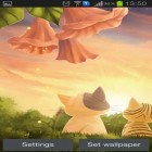 Download live wallpaper Kitten: Sunset for free and Christmas for Android phones and tablets .
