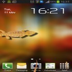 Download live wallpaper Lizard in phone for free and 3D pocket watch for Android phones and tablets .