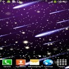 Download live wallpaper Meteor shower by Live wallpapers free for free and Glass flowers for Android phones and tablets .