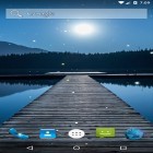 Download live wallpaper Moonlight by Kingsoft for free and Fluffy lock screen for Android phones and tablets .