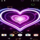 Download live wallpaper Neon hearts for free and Cute bunny for Android phones and tablets .