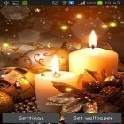 Download live wallpaper New Year candles for free and My date HD for Android phones and tablets .