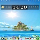Download live wallpaper Ocean aquarium 3D: Turtle Isle for free and Snowy night for Android phones and tablets .