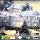 Download live wallpaper Painted Christmas for free and Blue for Android phones and tablets .