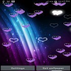Download live wallpaper Purple heart for free and Cartoon girl for Android phones and tablets .