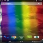 Download live wallpaper Rainbow flag for free and Neon microcosm for Android phones and tablets .